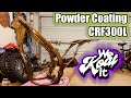 Powder Coating The Frame - CRF300L