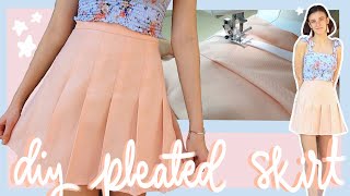 How To Make a Pleated Skirt!