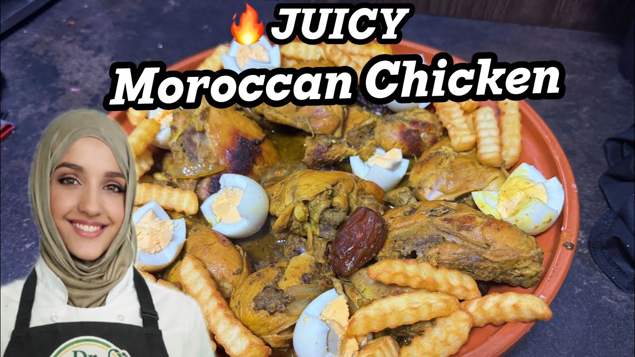 The JUICIEST Moroccan Chicken for Iftar | Easy Ramadan Recipe