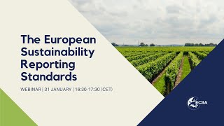 Webinar | The European Sustainability Reporting Standards