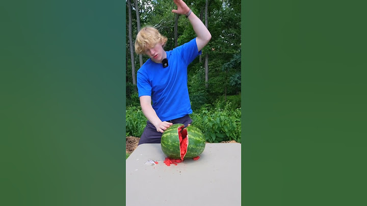 How Many Chops To Break A Watermelon?