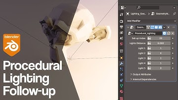 Procedural Lighting Follow-up | Geometry Nodes Tutorial