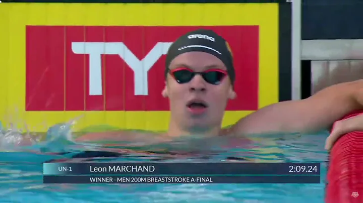 Lon Marchand/Carson Foster : 43 - 2'09.24 in the 2...