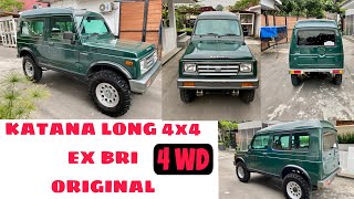 REVIEW SUZUKI KATANA LONG / JIMNY LONG MODIFIKASI 4X4 ORIGINAL EX BRI ‼️‼️ OFFROAD 4WD