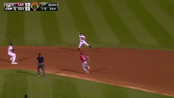 LAA@CWS: Sanchez makes a great play at second