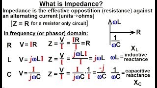 electrical engineering: ch 10 alternating voltages & phasors (29 of 82) what is impedance?