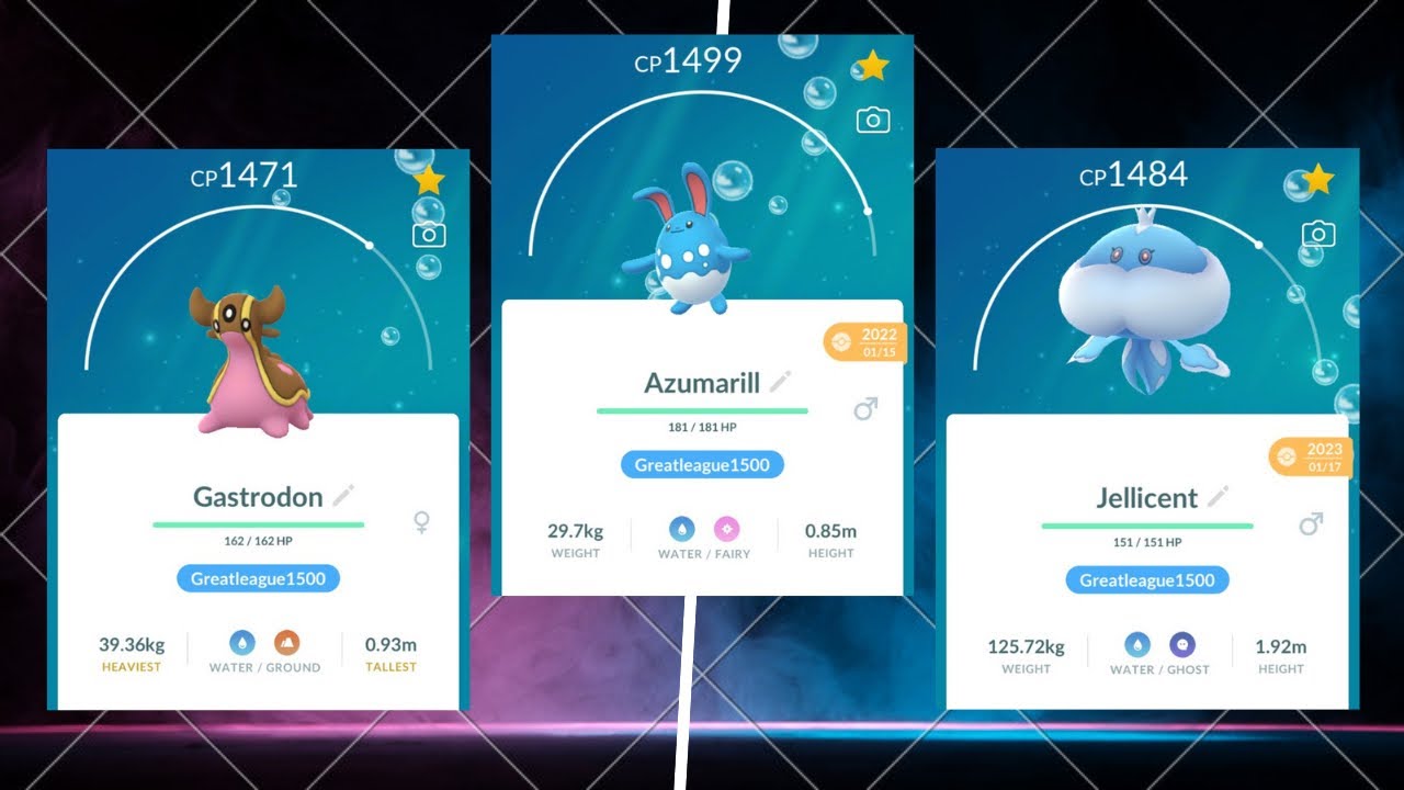 The water Trios showing who’s on top in the Great league  ! | pokemon Go PvP