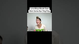 Luna Maya dan ayu Ting Ting Main basah basahan #lunamaya #ayutingting #maximebouttier #shorts #artis
