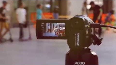 PIXIO - Auto Tracking Camera Robot filming BMX Riding Indoor Show