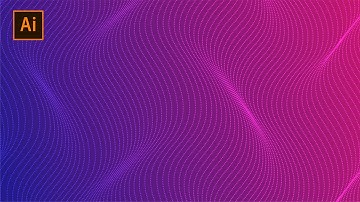 Create Halftone Wave Effect in Adobe Illustrator Tutorials #Halftone #PixelPs