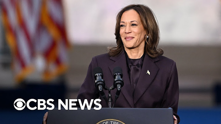 Kamala Harris delivers concession speech after loss to Donald Trump in 2024 election | full video