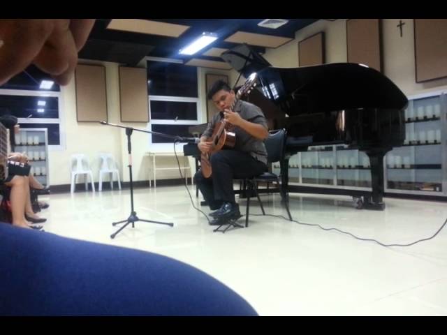 Mark Johnatan Tumagcao plays "Dahil sa Isang Bulaklak" (Because of a flower)