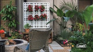 How to Make a Lattice-Look Planter