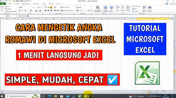 Cara Mengetik Angka Romawi di Microsoft Excel