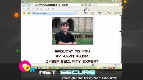 Ankit Fadia on OOH Media Screens -  Basic Best Security Practices for Average Internet Users Part 3
