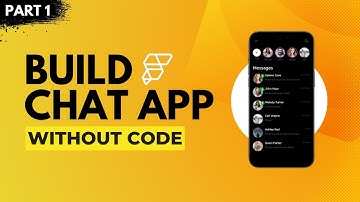 Build A Chat App Wtihout Code @FlutterFlow - Part1 #nocode