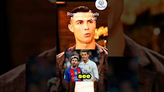 Watch CR7 talking about Messi