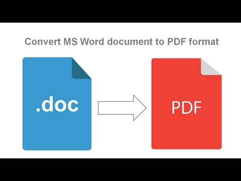 Video: How To Convert A Document