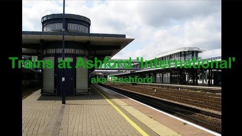 Trainspotting at Ashford 