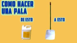 COMO HACER UNA PALA  PARA LA BASURA   RECICLADO  SOLUCIONES RUBITOPOLIS