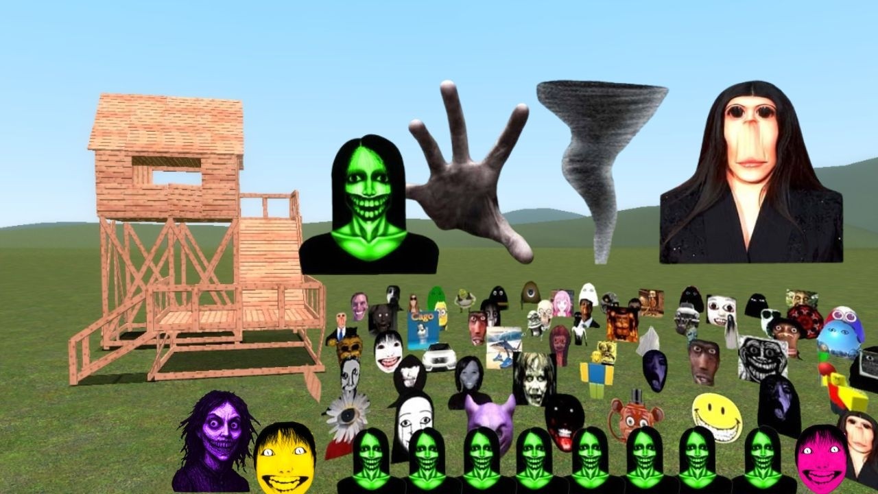 Too Much Nextbots Vs Towers in Garry's Mod