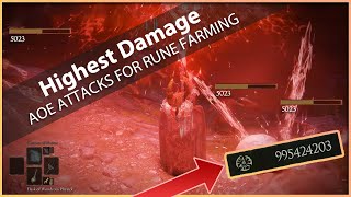 Elden Ring Rune Farm HIGHEST DAMAGE AoE Weapons, Ashes of War & Spells screenshot 3