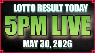 Lotto Result Today Live May 30, 2026 5pm Ez2 Swertres Pcso