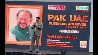 Digital Vision CEO Syed Saleem Akhtar Recognized at Pak-UAE Business Achiever Awards 2025