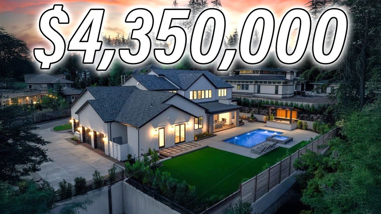 Inside one of Lake Oswego’s Most Impressive $4.35M New Builds – You Won't Believe This Pool