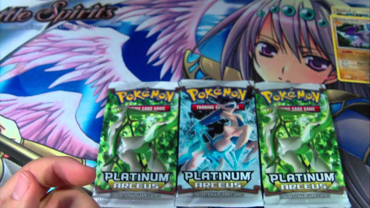 Best Pokemon Platinum Arceus Booster Pack Opening Ever!