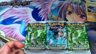 Best Pokemon Platinum Arceus Booster Pack Opening Ever!