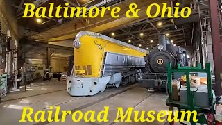 Baltimore and Ohio Railroad Museum with the Chesapeake and Ohio Hudson #490 & Allegheny #1604
