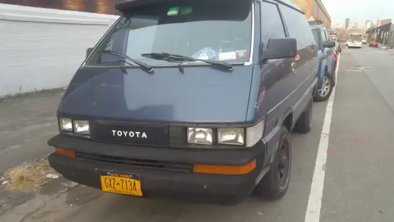 1987 toyota van le