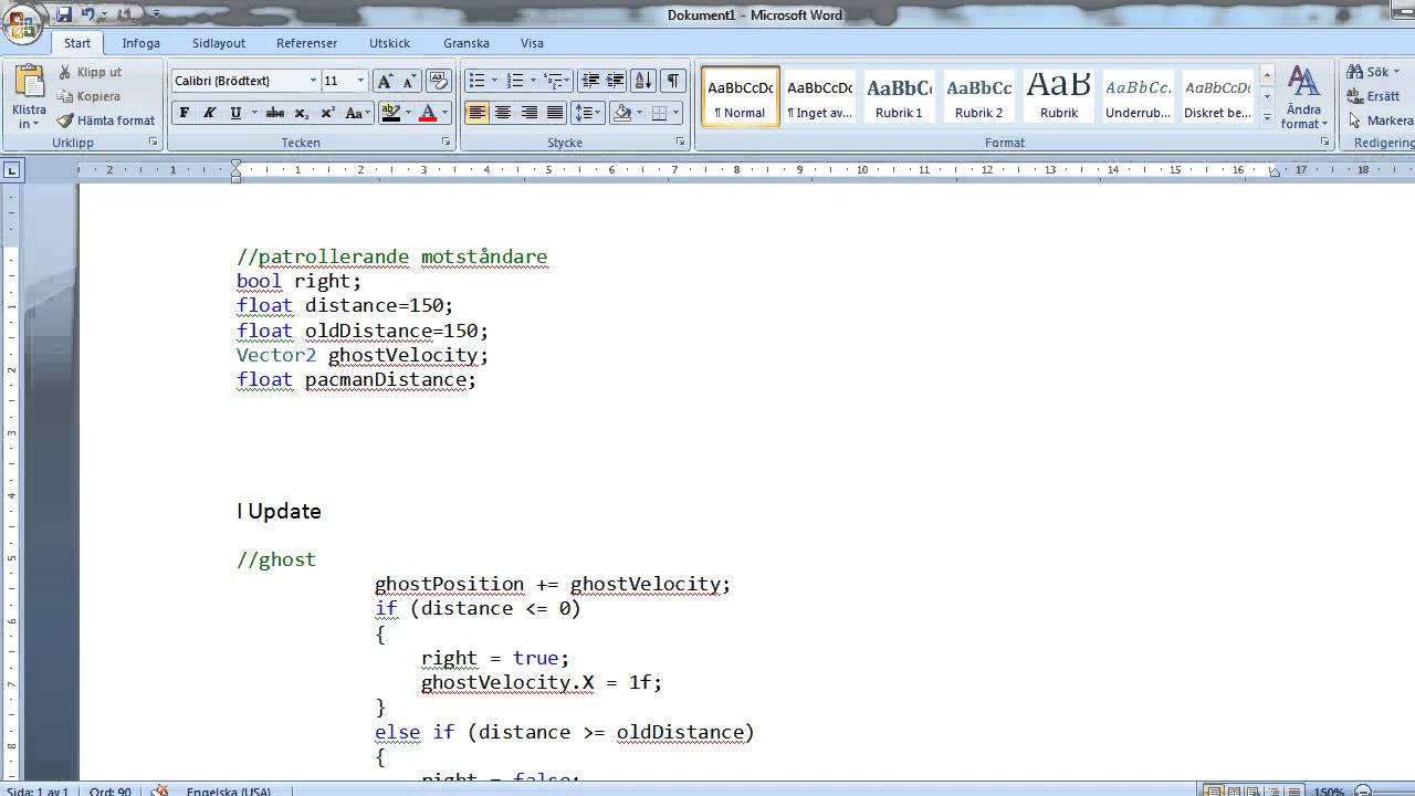 Spelprogrammering XNA 4 0 anfallande motståndare