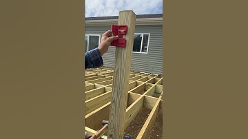 Part 2 Building a Deck #diy #build #bobthebuilder #construction