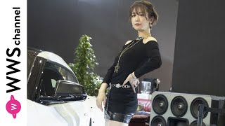 新唯(あらたゆい)セクシーな黒衣装で東京オートサロン2022３日間を終えて語る！