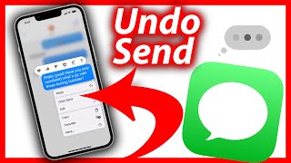 How To Undo Send Message On iPhone - Edit \& Unsend iPhone Messages
