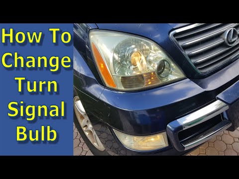 Replace Turn Signal Bulbs 5 min. Lexus & Toyota, LED Bulb Upgrade