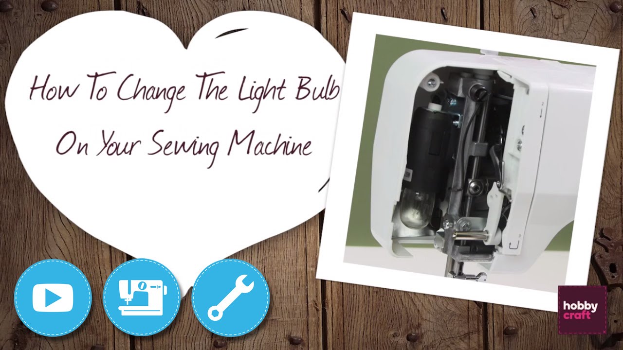 How to Change a Sewing Machine Light Bulb