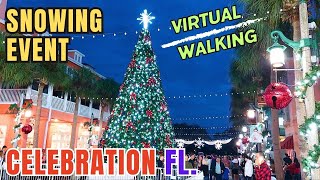 Celebration Snowing event  Virtual Walking Tour ☃ #christmas