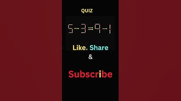 Move JUST ONE Matchstick to Solve This Puzzle! Can You Beat the 1%? 🧠 #Challenge #Quiz #PuzzleTime