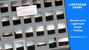 Lightroom Classic Rename your Catalog and its folder