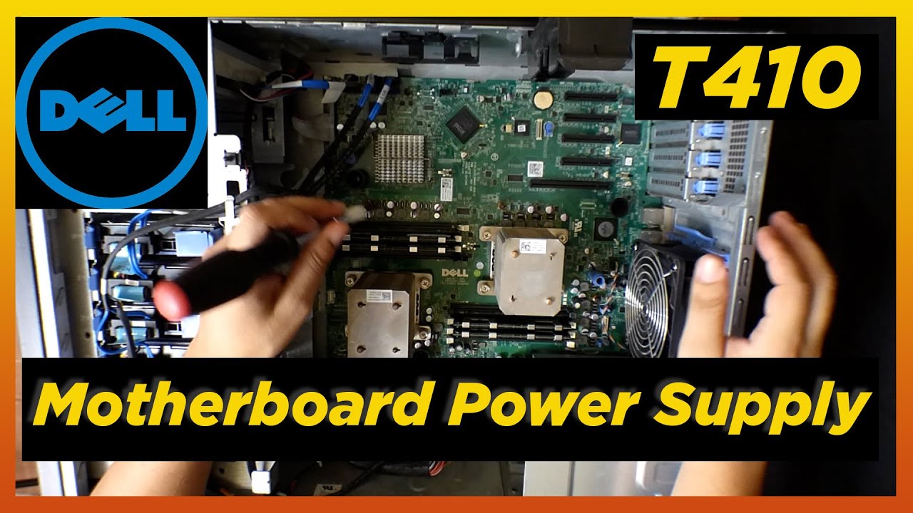 Dell PowerEdge T410 Motherboard Teardown and Power Supply Swap