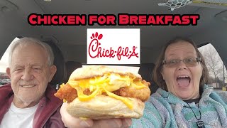 Chick-fil-A Chicken, Egg, and Cheese Breakfast Sandwiches Review #foodreview #fastfoodreview