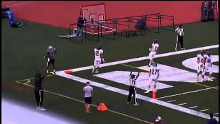 Northview #4 Emeka Nwanze rushes for a 9yd TD vs North Forsyth