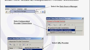 How To Connect to Oracle Hyperion Workspace using Smart View for Office Version 11.1.1.3