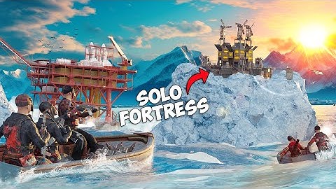 I Lived on a OP Oil Rig Fortress as a SOLO in Rust - Movie