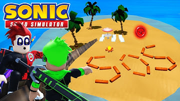 We Found A SECRET ISLAND In Sonic Speed Simulator...