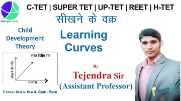 अधिगम वक्र | Learning Curves |Types of Learning Curves |अधिगम वक्र के प्रकार | Tejendra Sir