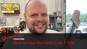 How to use a Stihl 2-in-1 File Guide